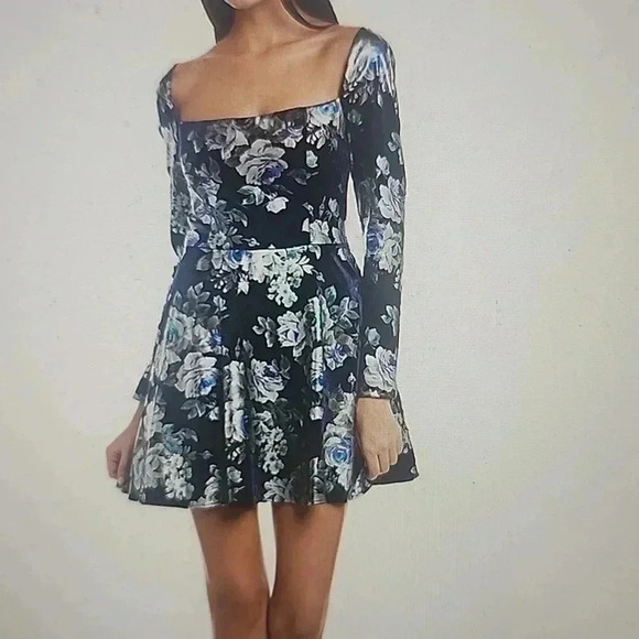 BLACK HALO WOMEN'S LAKE MINI DRESS SIZE 12 - Picture 1 of 5